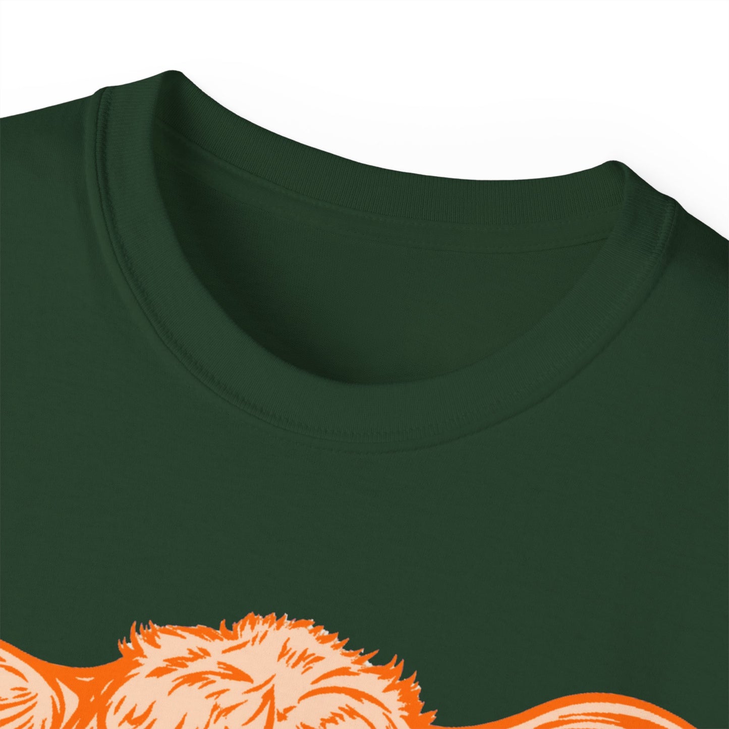 ekedie Orange Cow T-Shirt