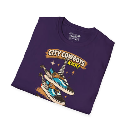 T-Shirt — City Cowboys “Stay Strange” Sneaker Graphic