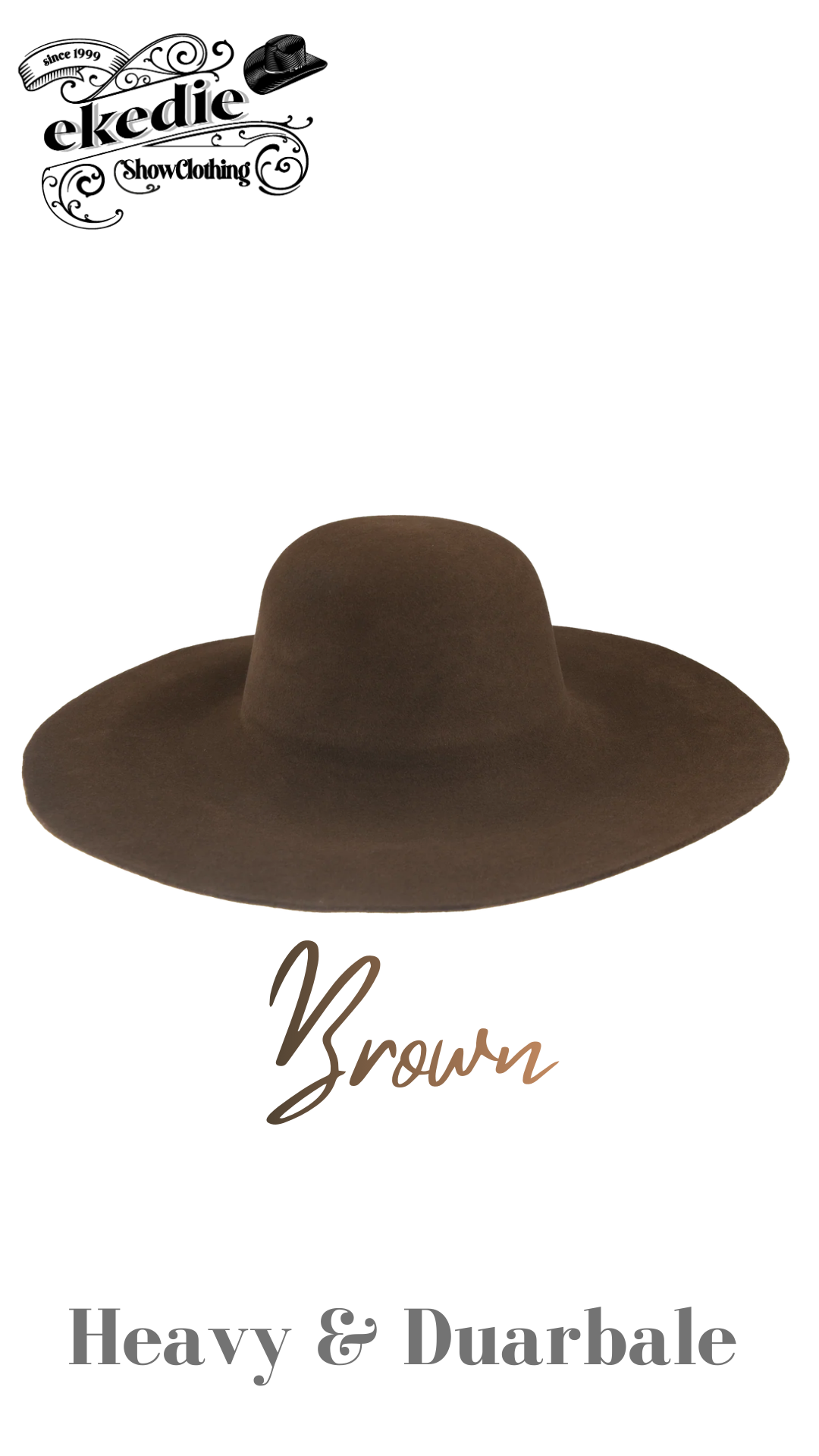ekedie Westernhut 100X Felt – Classic