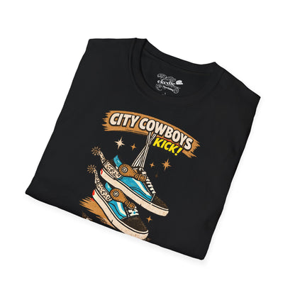 T-Shirt — City Cowboys “Stay Strange” Sneaker Graphic