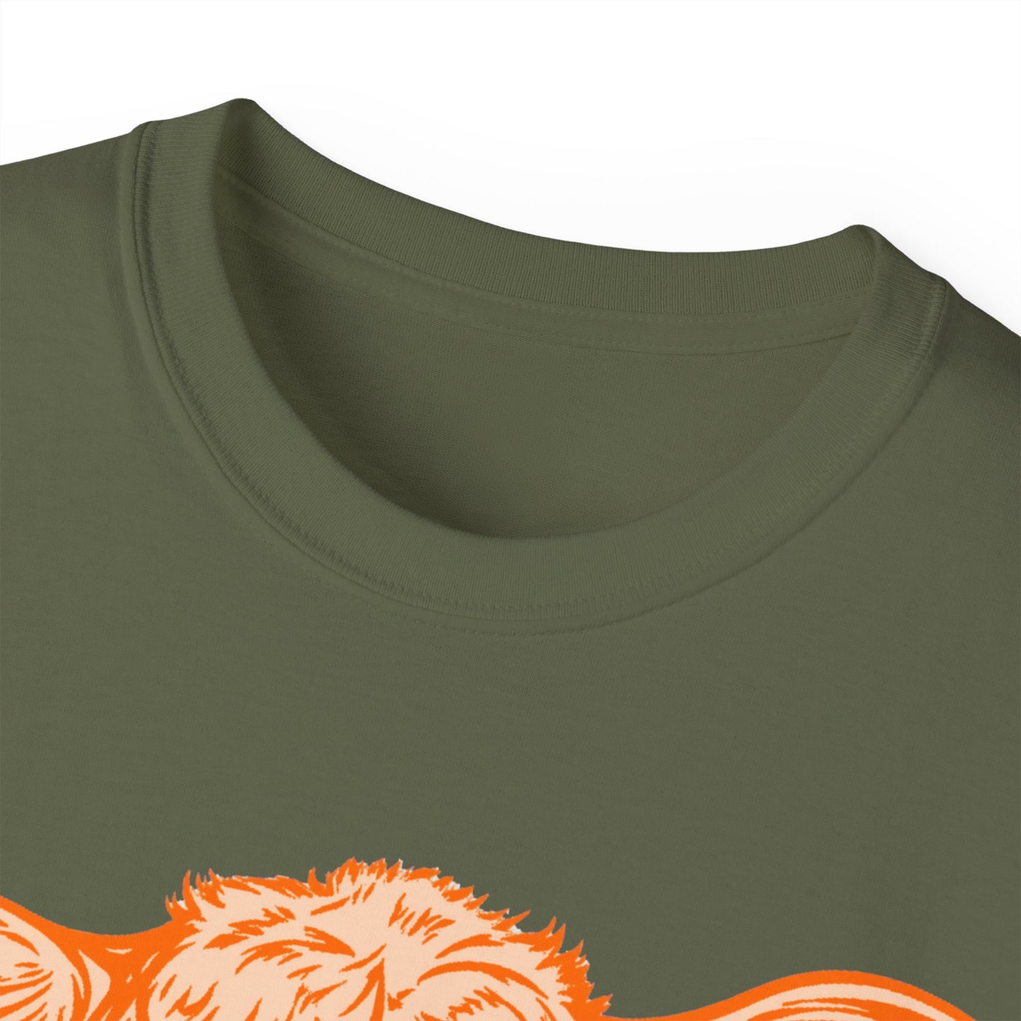 ekedie Orange Cow T-Shirt