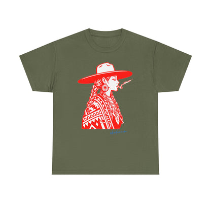 Western Cowgirl Portrait Tee