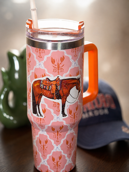 Glitter-Sticker Western Horse