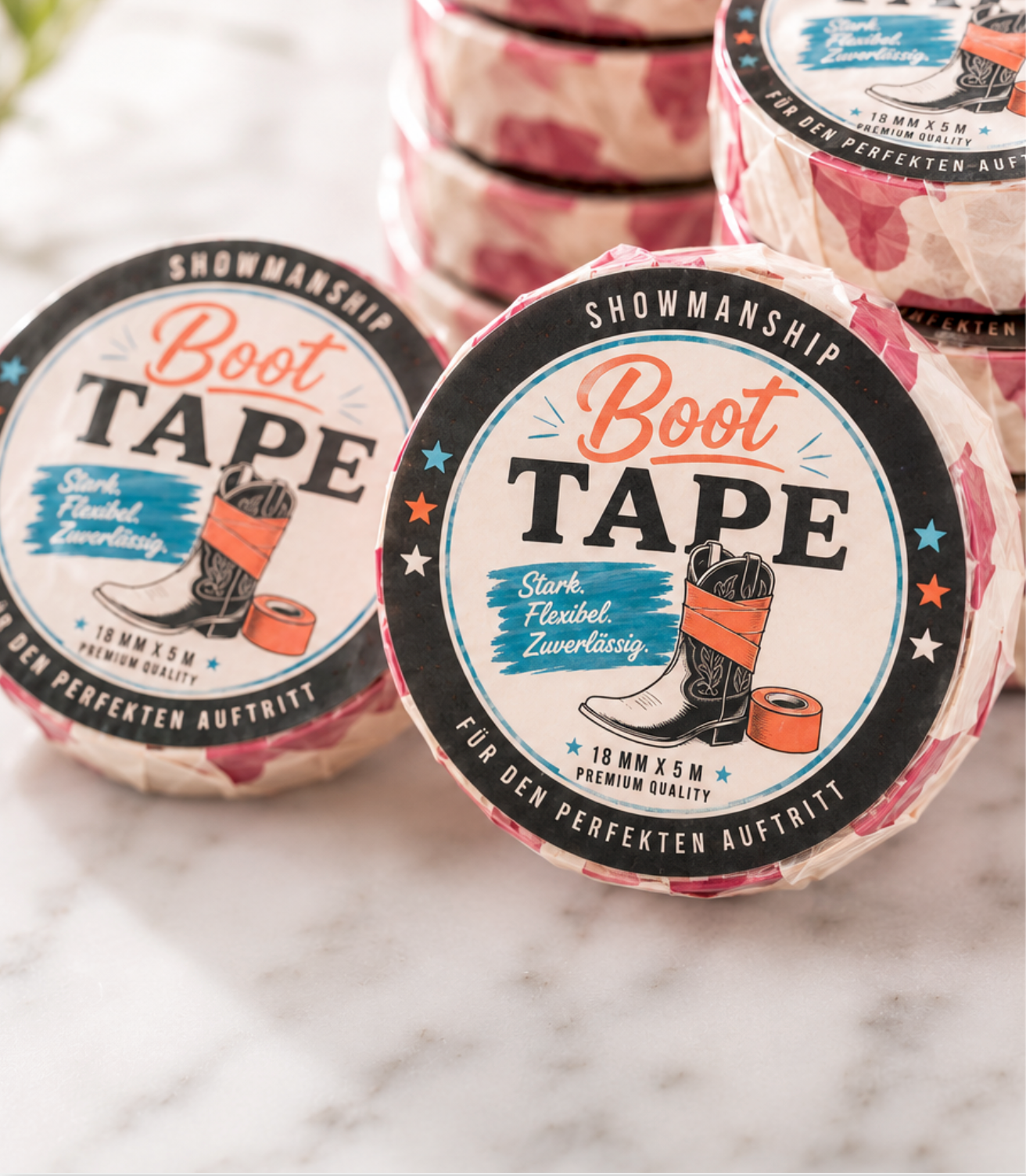 Showmanship Boot Tape